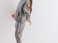 Серые спортивные брюки Jogger с принтом девочки Глория Джинс