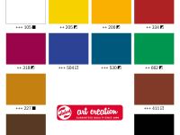 Набор масла Talens "Art Creation Expression" 12 цв*12 мл в картоне с мольбертом