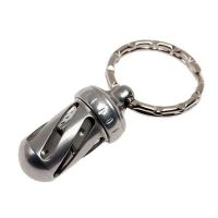 Брелок-капсула с игральными кубиками Acorn Dice Steel, Lion Steel, Нержавеющая сталь AISI 440, серебрянный, L/DD IN