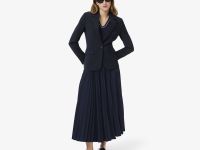 Длинная плиссированная юбка Lacoste с эластичной талией