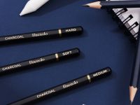 Набор для скетчинга Finenolo карандаши, ластики, аксессуары 27 предметов в пенале-свитке