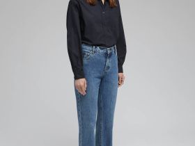 Джинсы straight fit