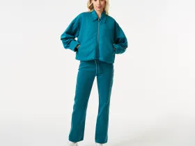 Женская джинсовая куртка Lacoste свободного кроя