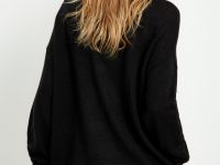 Оверсайз джемпер из мохера и шерсти