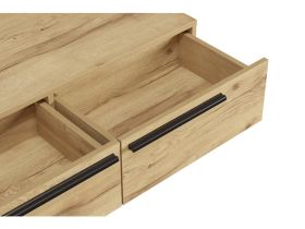 ТВ-тумба подвесная Кимбол 120x20 Дуб Золотистый