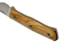 Нож с фиксированным клинком LionSteel B35, сталь Sleipner, рукоять оливковое дерево