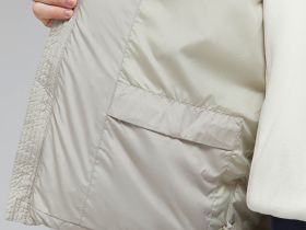 Утепленная куртка с воротником-стойкой