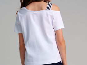 Фуфайка трикотажная для девочек (футболка)