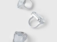 Набор колец, 3 шт., Серебряный