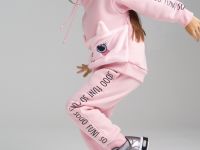 Толстовка с начесом для девочки