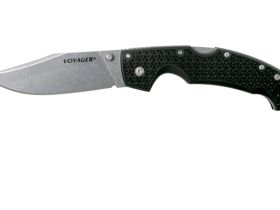 Нож складной Cold Steel Voyager Large, сталь Aus-10A, рукоять Griv Ex™, черный