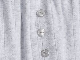 Пижамные шорты из ажурного трикотажа, Серый