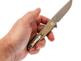 Складной нож Dr.Tech Urban D4286GR, сталь D2, рукоять TC4, зеленый