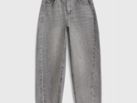 Джинсы Barrel для девочек, Серый