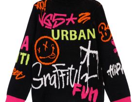 Свитер трикотажный для девочек