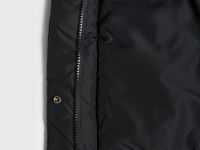 Утеплённая куртка для девочек, Черный