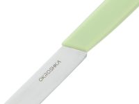 Нож кухонный cтоловый Okroshka Salad 11 см, сталь 5cr15mov, рукоять пластик, зеленый