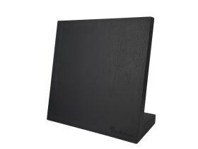 Подставка для ножей магнитная Woodinhome KS002LSOBL, дуб, черный
