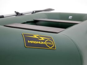 Гребная лодка ПВХ MAGNUM PRO 300 (Зеленая) гребная, с возможностью установки транца (2024)