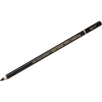 Карандаш угольный Koh-i-noor "Gioconda Extra 8811" H, черный, заточен
