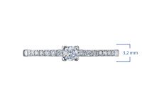 Кольцо из серебра э0612кц05150200