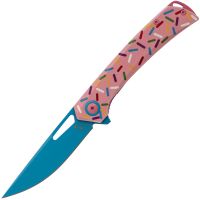 Нож складной Mr.Blade Finch Doughnut, сталь AUS-8 BL, рукоятка G10 Pink