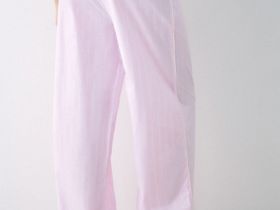 Пижамные брюки из хлопка, Розовый