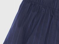 Текстильные трусы-боксеры в полоску, Синий