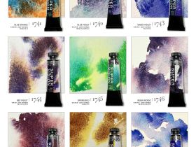 Набор акварели Super Vision с грануляцией "Layered" 15 цв*15 мл туба в картонной коробке