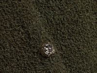 Укороченный кардиган из махровой пряжи, Зеленый