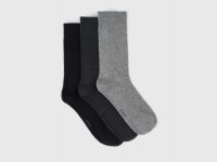 Длинные носки, 3 пары, Серый