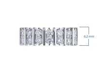 Кольцо из белого золота с бриллиантами э4701кц02190700