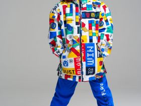 Куртка текстильная с полиуретановым покрытием для мальчиков (ветровка)