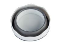 Стакан для воды "Ладога" складной, диаметр 9,5 см, высота 7 см, серый