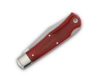 Складной нож Queen Cutlery Lockback, сталь 1095, рукоять кость, красный