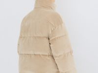 Утеплённая куртка из вельвета, Бежевый