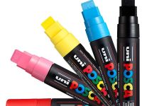 Маркер UNI "POSCA" PC-17K, 15,0 мм, наконечник скошенный, цвет зеленый