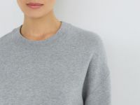 Джемпер плотной вязки, Серый