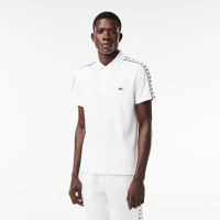Мужское поло Lacoste с контрастной полосой