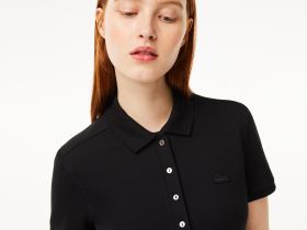 Женское платье-поло Lacoste приталенного кроя