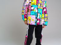 Куртка текстильная с полиуретановым покрытием для девочек