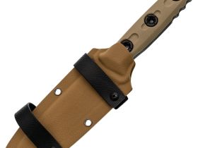 Тактический нож N.C.Custom Parachuter сталь AUS-10, покрытие Black Stonewash, рукоять Tan G10