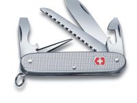 Нож перочинный Victorinox Farmer, сталь X55CrMo14, рукоять алюминиевый сплав Alox, серый