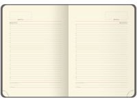 Ежедневник недатированный, кожзам OfficeSpace "Duo" A5 136 л, , серо-бежевый