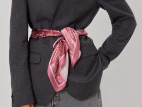 Платок шейный Divina, бордо