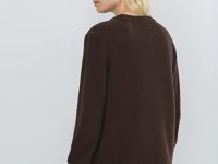 Джемпер из шерсти, Коричневый