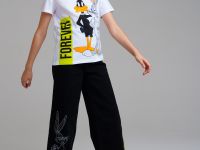 Фуфайка трикотажная для девочек (футболка)