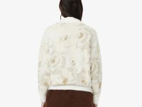 Женский кардиган Lacoste с цветочной вышивкой