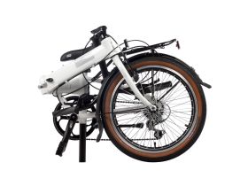 Складной велосипед Novatrack Vortex 20, год 2024, цвет Белый