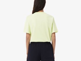 Женская футболка Lacoste свободного кроя из мягкого хлопка
